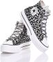 Converse Handgemaakte Zilveren Zwarte Sneakers Multicolor Dames - Thumbnail 4