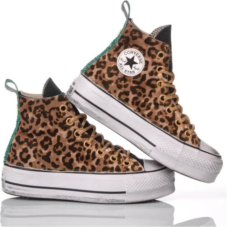 Converse Handgemaakte Zwarte Sneakers voor Vrouwen Multicolor Dames