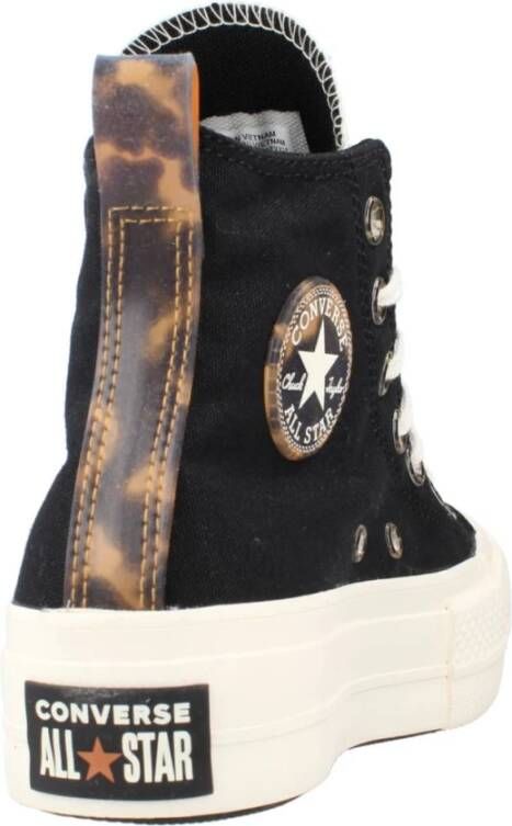 Converse Hoge Sneakers Verhogen Je Stijl Black Dames