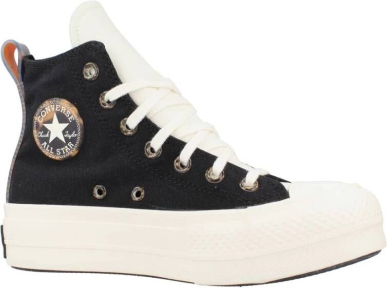 Converse Hoge Sneakers Verhogen Je Stijl Black Dames