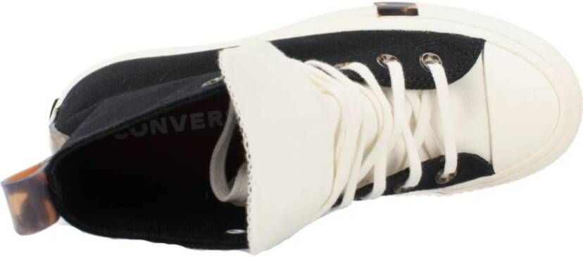Converse Hoge Sneakers Verhogen Je Stijl Black Dames