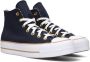 Converse Hoge Top Lift Platform Sneakers Blue Dames - Thumbnail 3