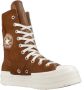 Converse Hoge Top Sneakers Chuck 70 Plus Brown Dames - Thumbnail 7