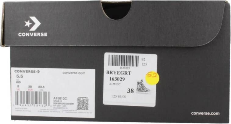 Converse Hoge Top Sneakers in Zwart