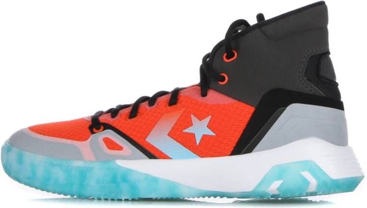 Converse Hoge Zwarte Sneaker met Teal Multicolor Heren