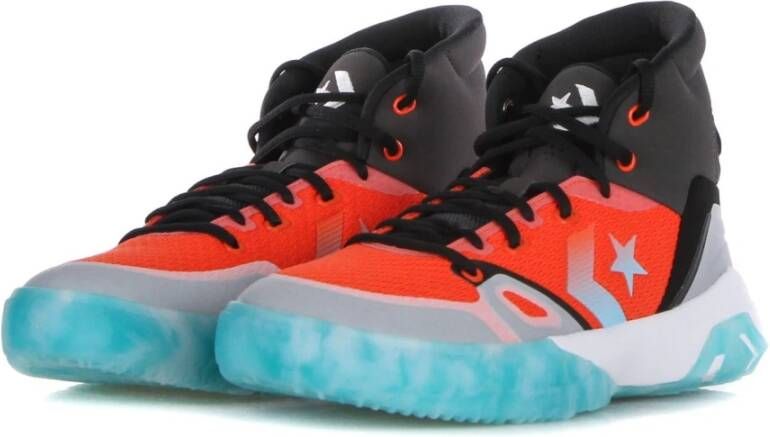 Converse Hoge Zwarte Sneaker met Teal Multicolor Heren