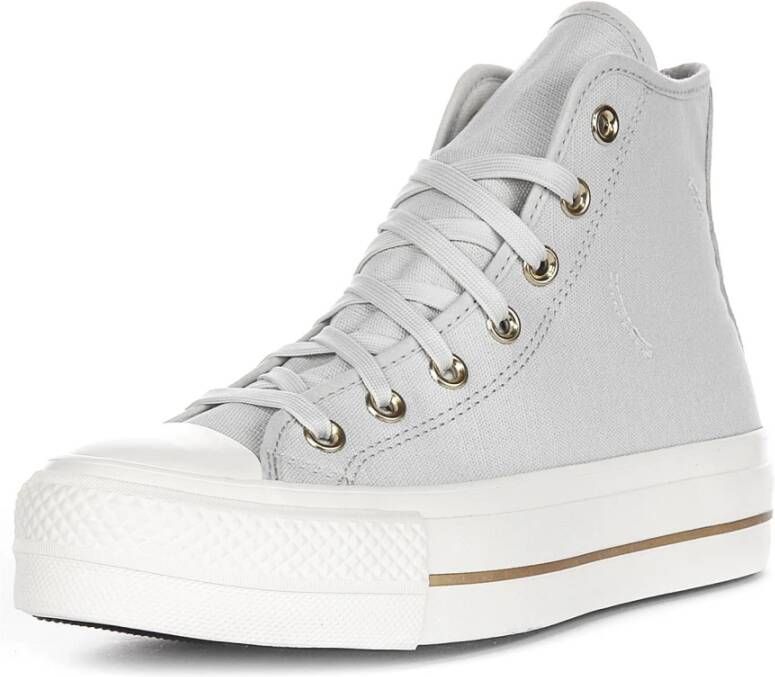 Converse Platform Hi-Top Sneakers Lichtgrijs