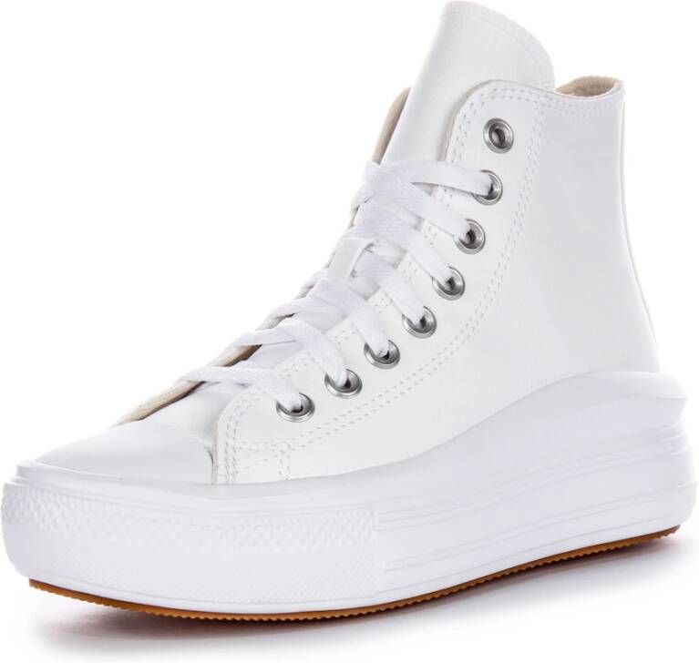 Converse Platform Leren Sneakers Wit Vrouwen