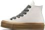 Converse Chuck Taylor All Star Hi Vintage Sneakers Dames Wit - Thumbnail 6