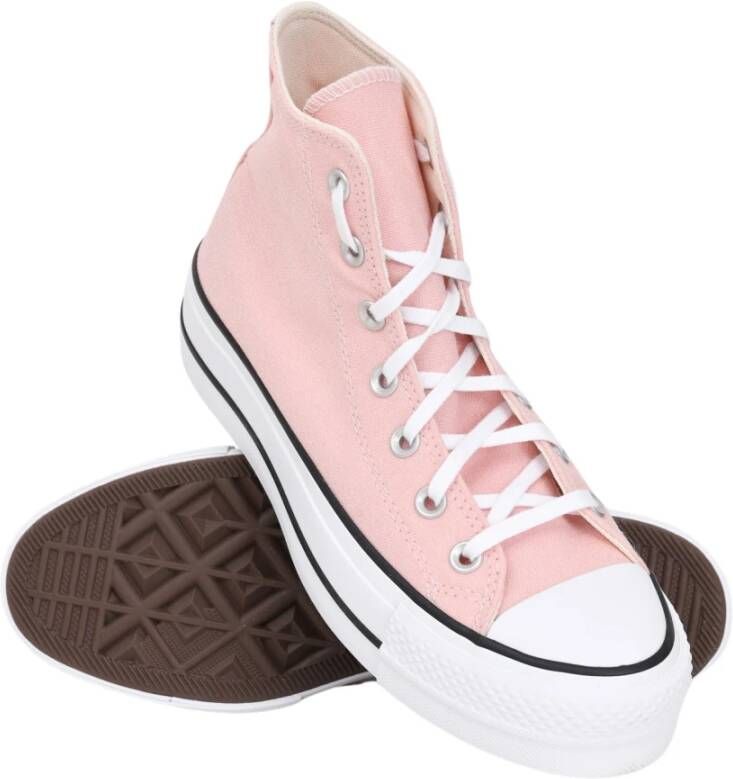 Converse Roze Ctas Lift HI Sneakers Pink Dames