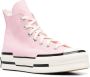 Converse Roze Hi-Top Sneakers Logo Rubberen Zool Pink Dames - Thumbnail 8