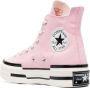 Converse Roze Hi-Top Sneakers Logo Rubberen Zool Pink Dames - Thumbnail 9