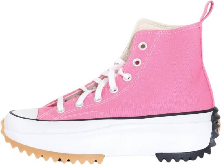 Converse Roze Witte Dames Sneakers Run Star Hike Hi Pink Dames