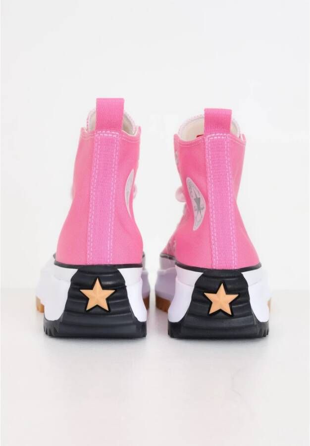 Converse Roze Witte Dames Sneakers Run Star Hike Hi Pink Dames