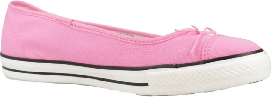 Converse Sierlijke Ballerina Instap Schoenen Pink Dames