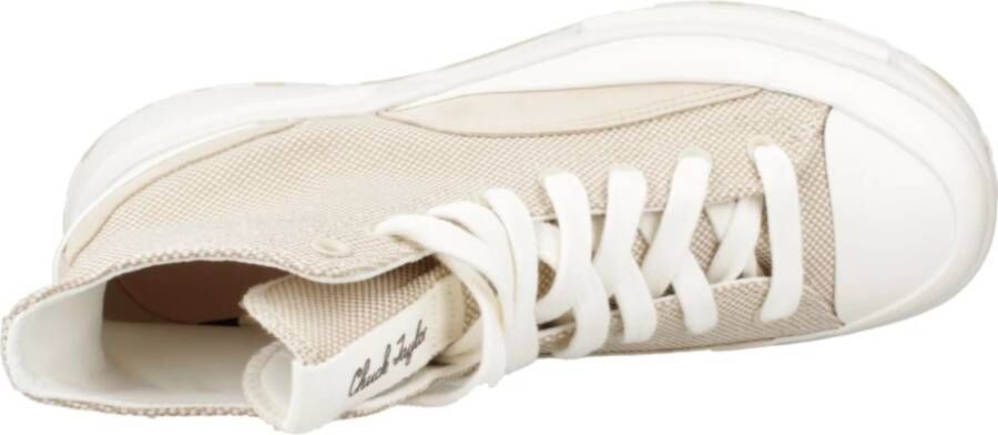 Converse Stijlvolle Hoge Sneakers Beige Heren