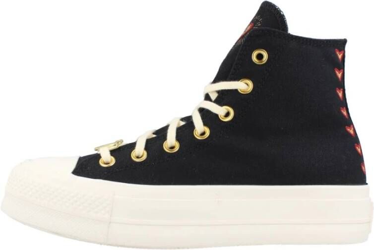 Converse Hoge Sneakers voor Vrouwen Black Dames