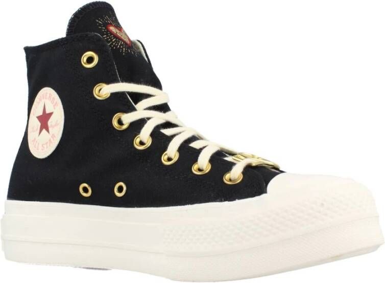 Converse Hoge Sneakers voor Vrouwen Black Dames