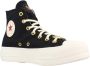 Converse Chuck Taylor All Star Lift Platform Hoge sneakers Dames Zwart - Thumbnail 6