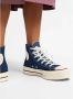 Converse Blauwe Hoge Sneaker Chuck Taylor All Star Lift Hi - Thumbnail 11