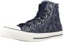 Converse Hoge Top Sneakers voor Vrouwen Blue Dames - Thumbnail 4