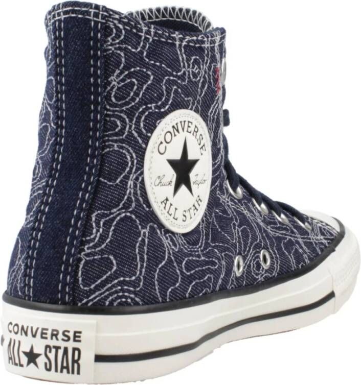 Converse Hoge Top Sneakers voor Vrouwen Blue Dames