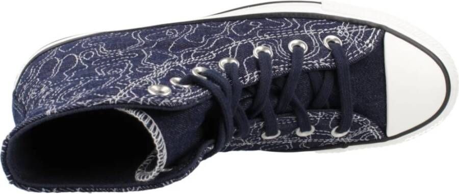 Converse Hoge Top Sneakers voor Vrouwen Blue Dames