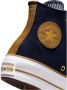 Converse Hoge Top Lift Platform Sneakers Blue Dames - Thumbnail 9