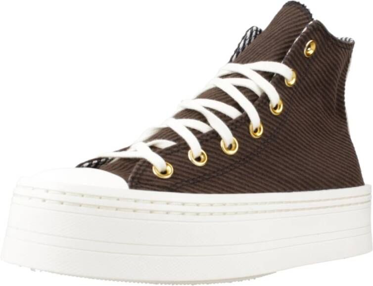 Converse Moderne Lift High-Top Sneakers Brown Dames