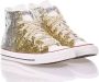 Converse Handgemaakte Zilveren Gouden Sneakers voor Vrouwen Yellow Dames - Thumbnail 2