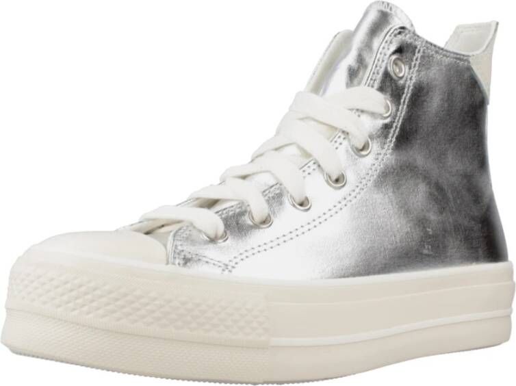 Converse Hoge Top Mode Sneakers Gray Dames