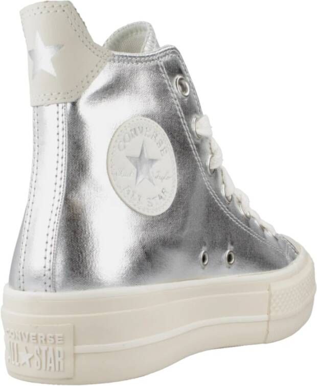 Converse Hoge Top Mode Sneakers Gray Dames