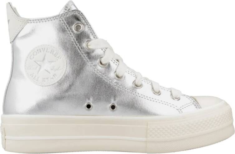 Converse Hoge Top Mode Sneakers Gray Dames