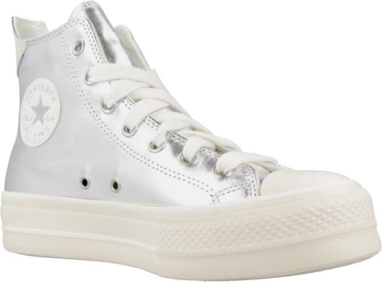 Converse Hoge Top Mode Sneakers Gray Dames