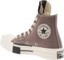 Rick Owens Grijze Canvas High-Top Sneakers Gray - Thumbnail 9