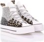 Converse Handgemaakte Zilver Wit Zwart Sneakers Grijs Dames - Thumbnail 2