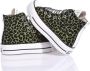 Converse Handgemaakte Zwarte Groene Sneakers Multicolor Dames - Thumbnail 4