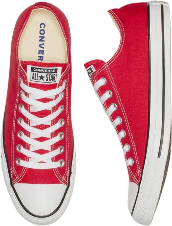 Converse Lage canvas sneakers Rood Dames