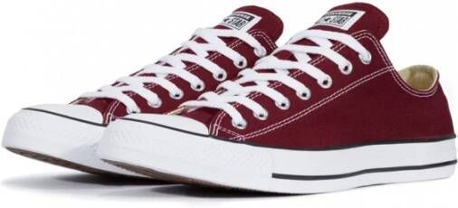 Converse Lage Canvas Sneakers Rood Unisex