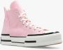 Converse Roze Hi-Top Sneakers Logo Rubberen Zool Pink Dames - Thumbnail 4
