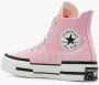 Converse Roze Hi-Top Sneakers Logo Rubberen Zool Pink Dames - Thumbnail 5
