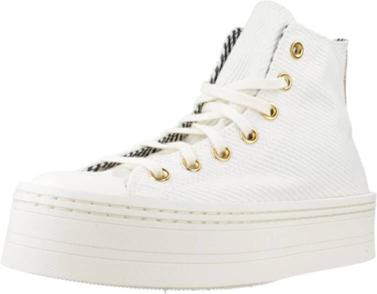 Converse Moderne Lift High-Top Sneakers White Dames