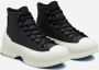 Converse Zwarte Leren Waterdichte Chunky Sneakers Black Dames - Thumbnail 4