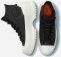 Converse Zwarte Leren Waterdichte Chunky Sneakers Black Dames - Thumbnail 5