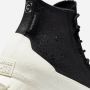 Converse Zwarte Leren Waterdichte Chunky Sneakers Black Dames - Thumbnail 10