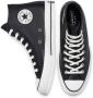 Converse Chuck 70 Leather Hi Black Egret Sneakers Zwart Heren - Thumbnail 4