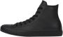 Converse All Stars Leather Hoog sneakers 135251C Zwart - Thumbnail 6
