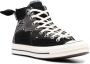 Converse Zwarte Chuck 70 Patchwork High-Top Sneakers Zwart Heren - Thumbnail 3