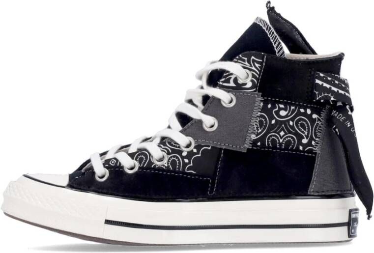 Converse Beperkte editie zwarte paisley patchwork sneakers Zwart Heren