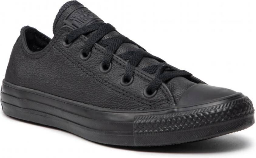 Converse Monochrome Tutta Nera Lage Sneakers Zwart Unisex